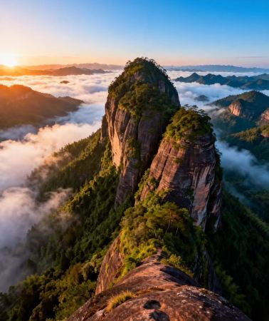 4D3N • Wuyi Mountain + Tianyou Peak + Jiuquxi Bamboo Raft Drifting