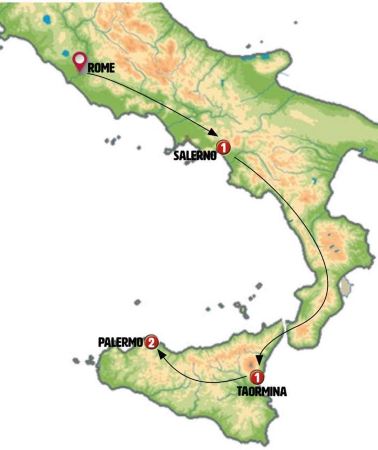 5D4N • Beautiful Campania and Sicily