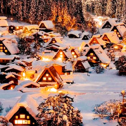 日本飞驒高山+下吕市+名古屋7日6晚自由行