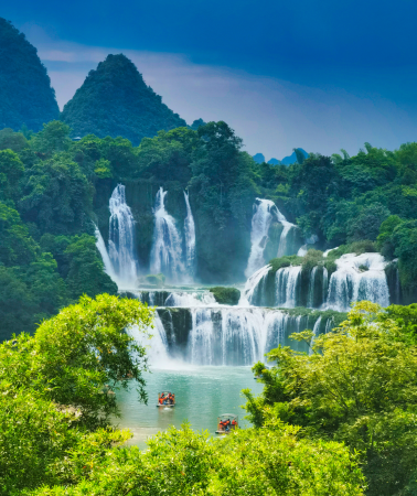 10D9N • Nanning, Guangxi + Tongling Canyon + Detian Waterfall + Weizhou Island + Beihai + Huangguoshu Scenic Area, Guizhou + Libo + Xijiang Qianhu Miao Village
