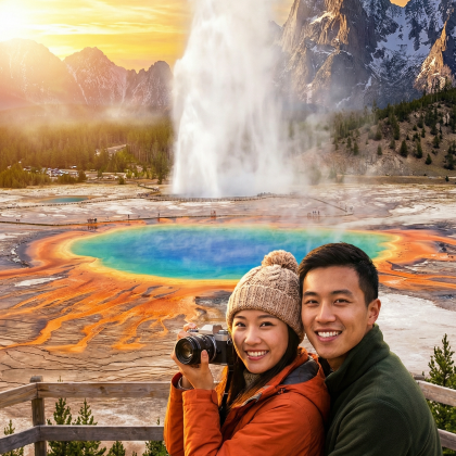 美国西海岸+洛杉矶市+黄石国家公园+布莱斯峡谷13日跟团游