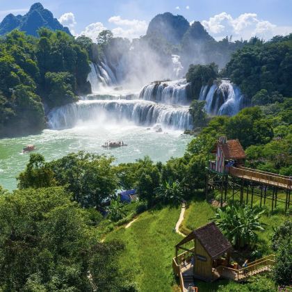 广西崇左+德天跨国瀑布景区+宁明+友谊关景区4日3晚拼小团