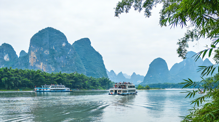 2D1N · Private Tours · 'Included tips' Top Attractions You Can't Miss: enjoy a 4-stat Cruise on Li River &  Yangshuo's Bamboo Rafting