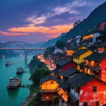 成都+九寨沟+黄龙风景名胜区+重庆6日5晚跟团游