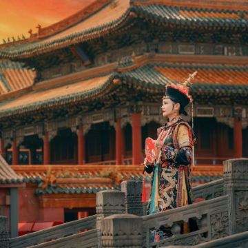 中国沈阳故宫+张学良旧居+本溪水洞+本溪大峡谷+小市一庄+库伦旗银沙湾旅游景区6日5晚跟团游