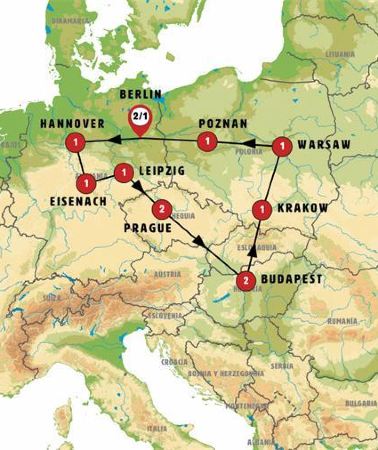 14D13N • Berlin, Prague, Budapest, and the Best of Poland
