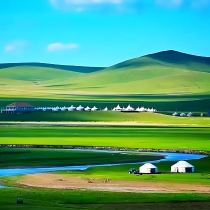 鄂尔多斯+鄂尔多斯草原旅游区+响沙湾+仙沙休闲岛+悦沙岛+莲沙度假岛+成吉思汗陵+乌兰木伦湖+准格尔黄河大峡谷6日5晚私家团