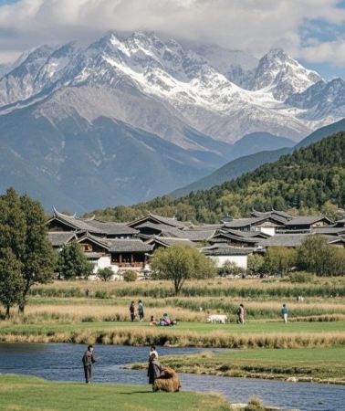 3泊4日 • 云南麗江大理・木府・玉龍雪山・白沙古鎮・大理古城
