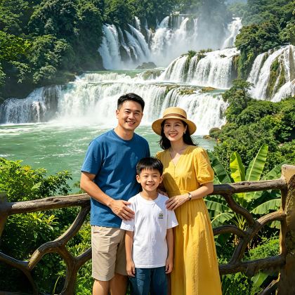 广西南宁+崇左+德天瀑布+明仕田园+峒那屿湾景区5日4晚私家团