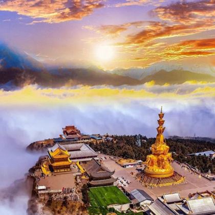 成都+峨眉山市+乐山+都江堰+青城山+三星堆博物馆6日5晚私家团