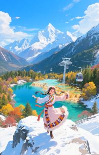 成都+九寨沟+四姑娘山+达古冰川风景区+毕棚沟+黄龙风景名胜区7日6晚拼小团图片