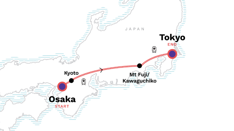 7-Day Japan: Osaka, Kyoto, Mount Fuji & Tokyo