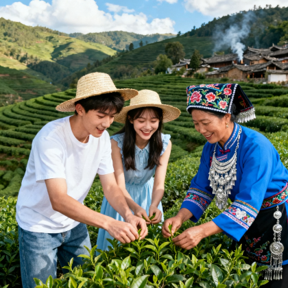 昆明+西双版纳+普洱+景迈千年万亩古茶园+翁基布朗族老寨5日4晚私家团