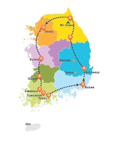 5D4N • 5-Day Korea Golden route by K-shuttle Tour from Seoul Including Busan, Yeosu