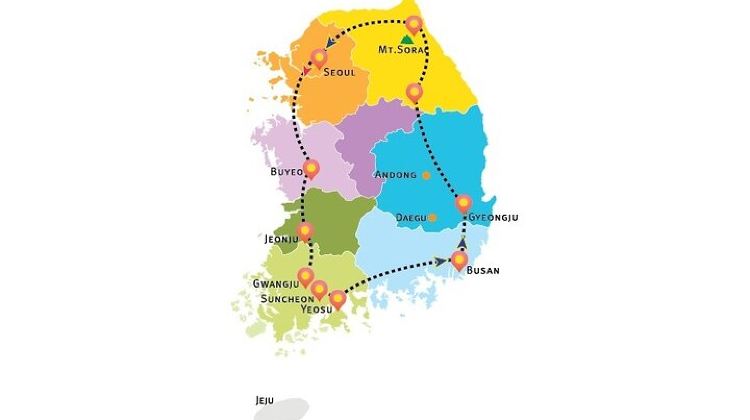 5-Day 5-Day Korea Golden route by K-shuttle Tour from Seoul Including Busan, Yeosu