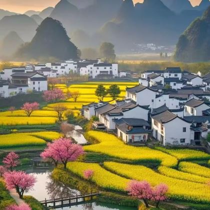 江西望仙谷+景德镇+婺女洲度假区+婺源篁岭景区4日3晚拼小团