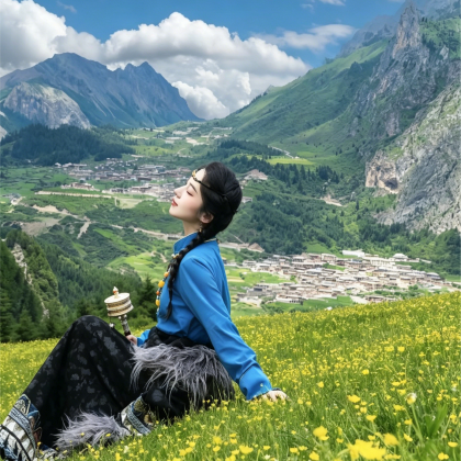 兰州+扎尕那+拉卜楞寺+安多合作寺院米拉日巴佛阁+郎木寺景区6日5晚跟团游