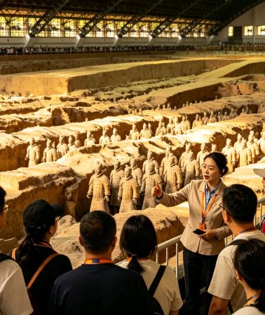 4D3N • Xi'an + Mount Hua + Emperor Qinshihuang's Mausoleum Site Museum + Xi'an City Wall + Huashan Mountain