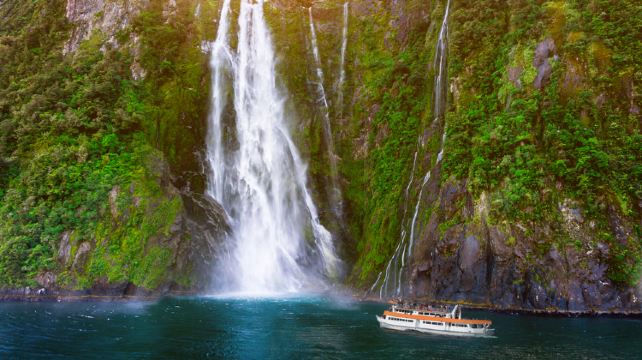 <7天>【1天自由行 | 舌尖上的新西兰】南岛美食之旅·三文鱼自助+峡湾龙虾+岩石烧烤、4大名湖(蒂卡波湖+普卡基湖+瓦卡蒂普湖+蒂阿瑙湖)、库克山+好牧羊人教堂+企鹅归巢VIP座、含米尔福德峡湾游船