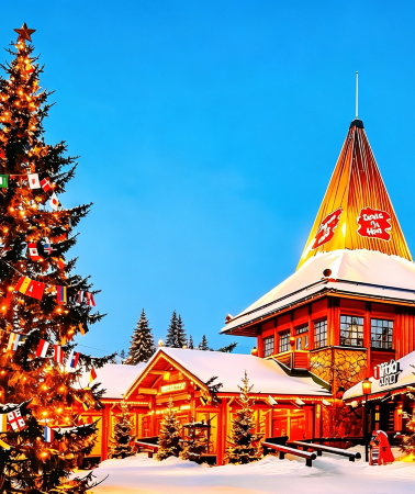 9D8N • Customize your trip: Finland + Norway: Aurora Glass Igloo + ice floating experience on icebreaker + Santa Claus Village + sea whale watching + polar train + aurora chasing + king crab fishing