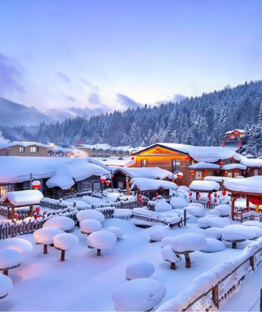 2D1N • Harbin + Xuexiang National Forest Park + Snow Valley + Bald Top Mountain: VIP Fast-Track Entry