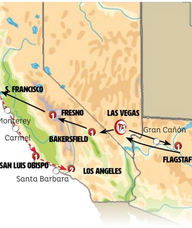 8D7N • Great Cities of the West, Ending in San Francisco