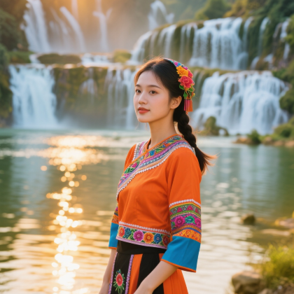 崇左德天跨国瀑布景区+通灵大峡谷+百魔洞+巴马百鸟岩+明仕田园+南宁3日2晚跟团游