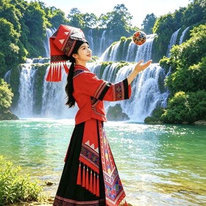广西南宁+通灵大峡谷+德天跨国瀑布景区+北海+涠洲岛6日5晚拼小团