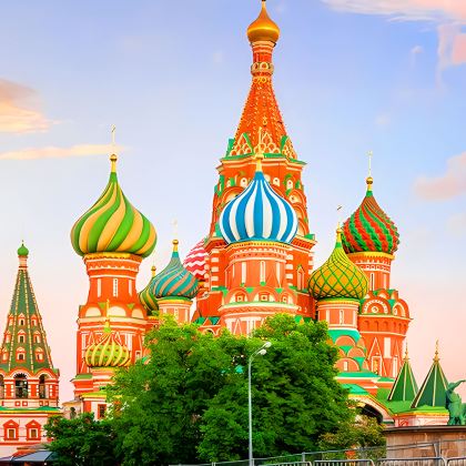 俄罗斯莫斯科+圣彼得堡7日跟团游