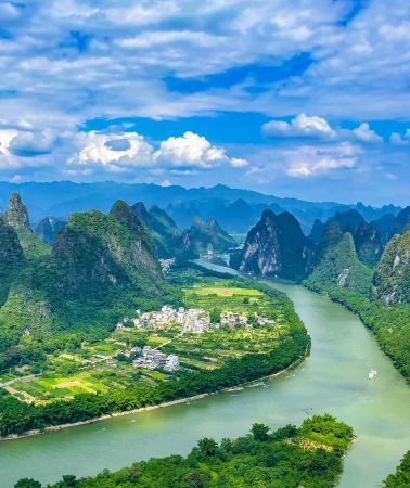 5D4N • Guilin + Yangshuo + Longji: Li River cruise, double bamboo raft on Yuelong River & Elephant Mountain