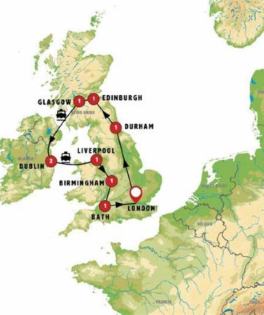 9D8N • Scotland, Ireland, and Southern England