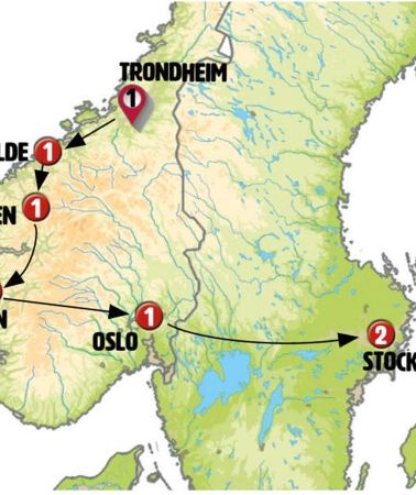 8D7N • The beautiful Norway End Stockholm