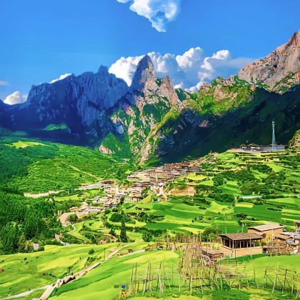 兰州+甘南+扎尕那+若尔盖+莲宝叶则景区8日7晚自由行