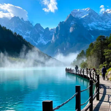 云南昆明+大理市+丽江+洱海+玉龙雪山6日5晚跟团游