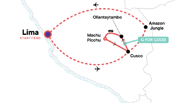 Machu Picchu | 12-Day Amazon to the Andes Tour from Lima·Cusco, Ollantaytambo, Aguas Calientes and Amazon Jungle