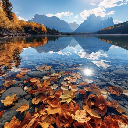 加拿大卡尔加里+莱斯布里奇+沃特顿湖国家公园+省立恐龙公园+布鲁克斯+德兰赫勒+麋鹿岛国家公园8日7晚拼小团