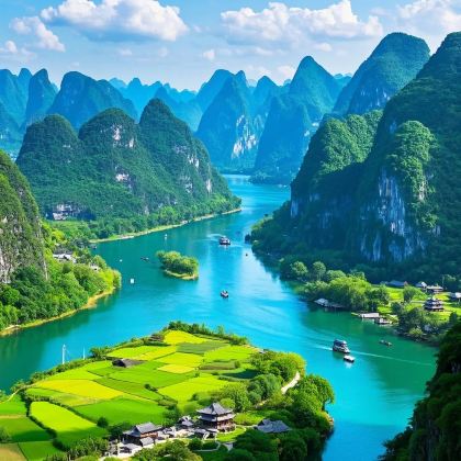 桂林+漓江+阳朔+龙脊梯田5日4晚拼小团