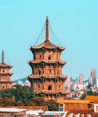 5D4N • Quanzhou ancient city to explore Kaiyuan Temple & Xunpu Village & Luojia Temple & Xiaoza Windmill Island