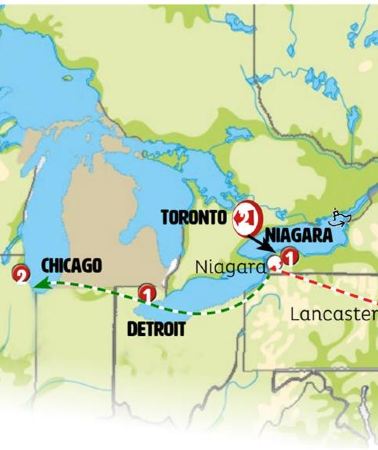 7D6N • Toronto, Niagara and Chicago
