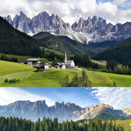 意大利+多洛米蒂山脉+少女峰+拉瓦莱多三峰山+龙疆湖+瑞士因特拉肯+采尔马特+苏黎世+日内瓦+阿彭策尔+沙夫豪森12日11晚私家团