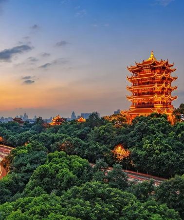 8D7N • Wuhan + Changsha + Yellow Crane Tower + Gude Temple + Yuelu Academy + Hunan Museum