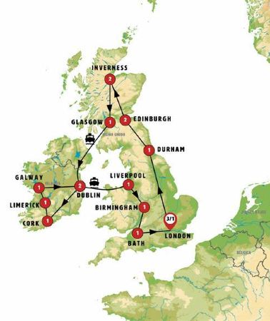 20D19N • London, the Highlands, Ireland, and Southern England