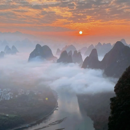 广西桂林+阳朔+漓江+龙脊梯田5日4晚拼小团