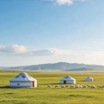 呼和浩特+希拉穆仁草原+鄂尔多斯+响沙湾+成吉思汗陵5日4晚跟团游