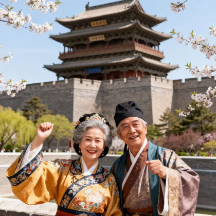 山西太原+五台山+大同+平遥县+壶口瀑布8日7晚跟团游