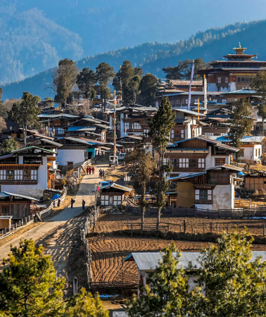6D5N • Bhutan Thimphu + Phobjikha + Punakha + Paro · 3-star or 4-star hotel options · explore Bhutan's little Switzerland, the Phobjikha Valley