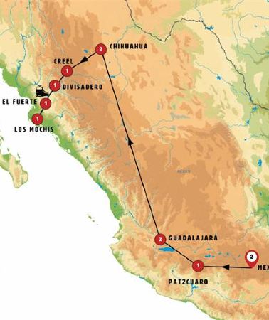 12D11N • Center and North: Mexico in Two Destinations