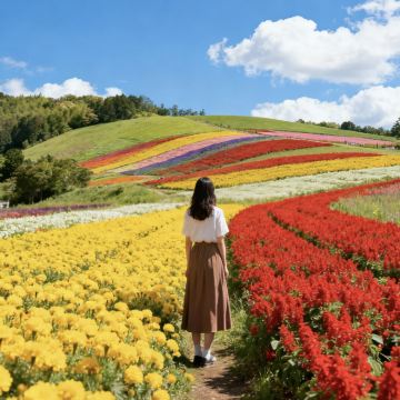 日本北海道札幌+登别+洞爷湖町+函馆+小樽+富良野+美瑛町+旭川+泷野铃兰丘陵公园+白色恋人公园+登别熊牧场+洞爷湖游览船+函馆山+四季彩之丘11日10晚私家团