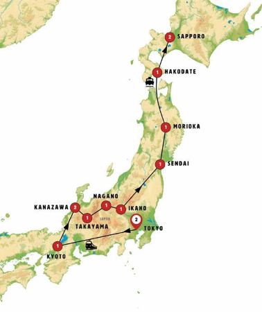 14D13N • Sakura Dreams, Ending in Sapporo