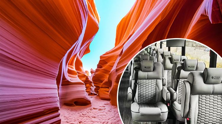 7-Day South and East Rim Grand Canyon + San Francisco Tour from LA/LV: Horseshoe Bend, Antelope Canyon, Lake Powell, 17-Mile Drive and Yosemite · Stay at Five Star Hotel